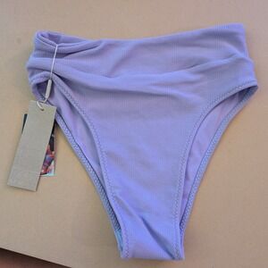 La Sirene High Waisted Bikini Bottom Swim Medium NEW Beach Club Resort